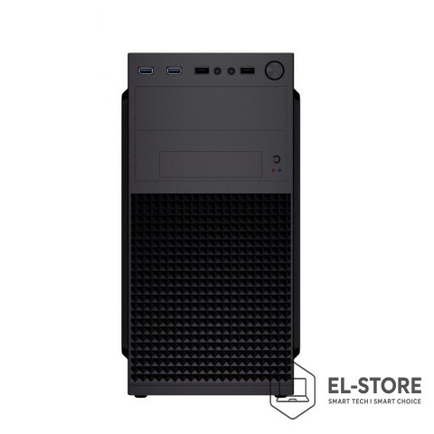 GEMBIRD GEMBIRD OBUDOWA FORNAX K300 MINI-TOWER (2X USB 3.0, 2X USB 2.0, HD AUDIO) CZARNA