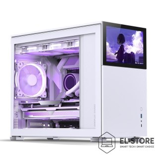 Jonsbo Obudowa Jonsbo D31 Screen Micro-ATX, Szkło Hartowane - biała