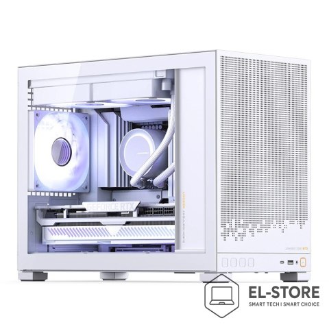 Jonsbo Obudowa PC Jonsbo D32 STD Biała Obudowa, Mini Obudowa, mATX, Szkło Hartowane - Białe