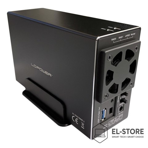 LC-POWER LC-Power LC-35U3-RAID-2 obudowa do dysków twardych Obudowa HDD Czarny 3.5"