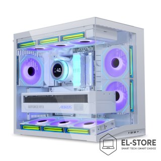 LIAN LI Lian Li 011 Dynamic Mini O11 DYNAMIC MINI V2 Mini Tower Biały