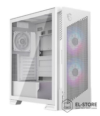 MSI MSI MPG VELOX 300R AIRFLOW PZ Midi Tower Biały