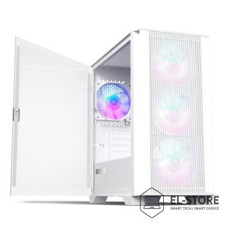 Montech Montech AIR 100 ARGB, Micro-ATX, szkło hartowane - białe