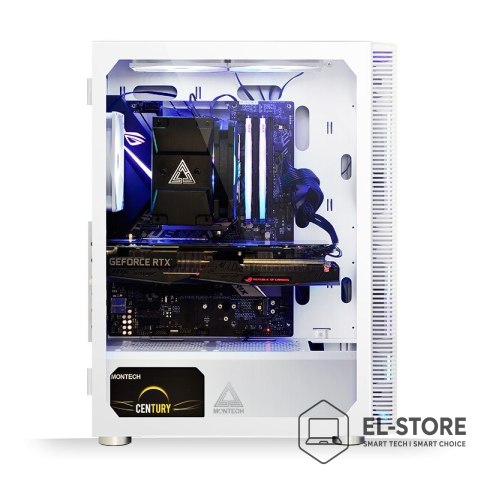 Montech Obudowa komputerowa Montech X3 TG RGB biała