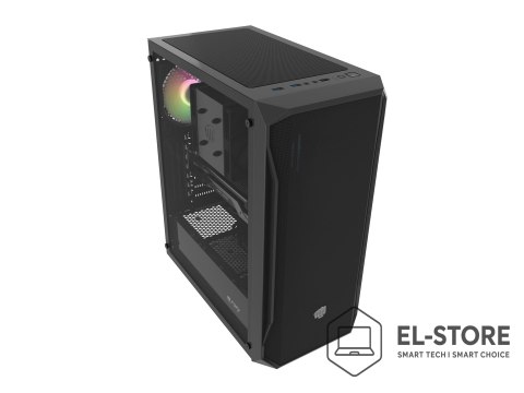 NATEC OBUDOWA FURY SHOBO SH4 RGB MIDI TOWER Z OKNEM CZARNA
