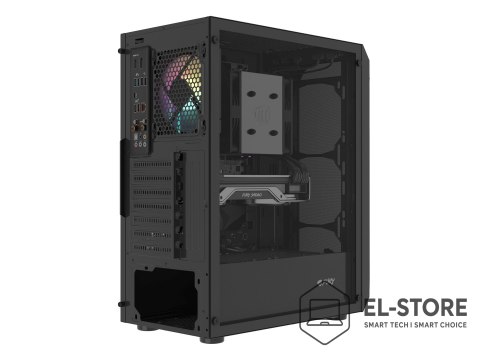 NATEC OBUDOWA FURY SHOBO SH4 RGB MIDI TOWER Z OKNEM CZARNA