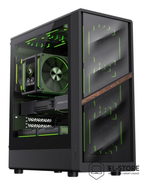 No name GameMax AERIS 330 MB Mini Tower Czarny