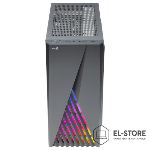 Aerocool Obudowa AEROCOOL PGS DELTA-A-BK-v1 RGB czarna