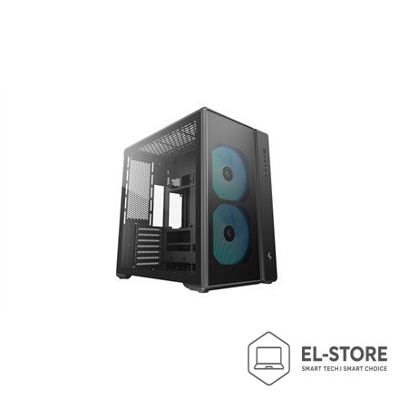 DEEPCOOL DeepCool CG590 MESH 2F Midi Tower Czarny