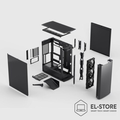 FRACTAL DESIGN Fractal Design Define One Dark Solid Midi Tower Czarny