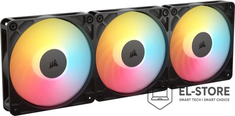 Corsair Corsair RS120-R ARGB Obudowa komputera Wentylator 12 cm Czarny 3 szt.