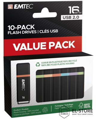 EMTEC Emtec K100 pamięć USB 16 GB USB Typu-A 2.0 Czarny, Wielobarwny
