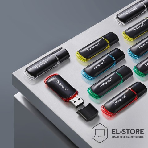INTENSO Intenso 3511561 pamięć USB 8 GB USB Typu-A 2.0 Czarny, Czerwony, Zielony, Przezroczysty, Żółty, Niebieski