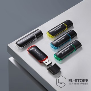 INTENSO Intenso 3511595 pamięć USB 64 GB USB Typu-A 2.0 Czarny, Czerwony, Zielony, Przezroczysty, Żółty, Niebieski