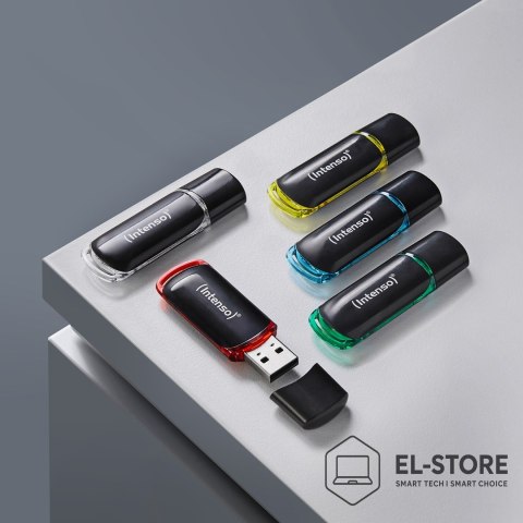 INTENSO Intenso 3511595 pamięć USB 64 GB USB Typu-A 2.0 Czarny, Czerwony, Zielony, Przezroczysty, Żółty, Niebieski