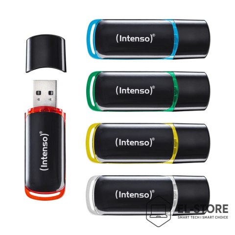 INTENSO Intenso 3511595 pamięć USB 64 GB USB Typu-A 2.0 Czarny, Czerwony, Zielony, Przezroczysty, Żółty, Niebieski