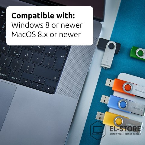 INTENSO Intenso USB Flash Drive Office Line 3543595 3.2 5St. Multipack - 64 GB pamięć USB USB Typu-A 3.2 Gen 1 (3.1 Gen 1) Wielobarwny
