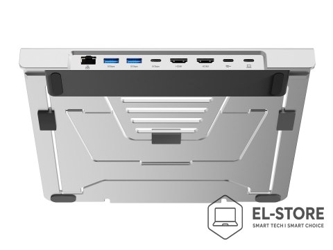 No name Conceptronic DONN35S stojak na laptop Podstawka na notebooka Srebrny