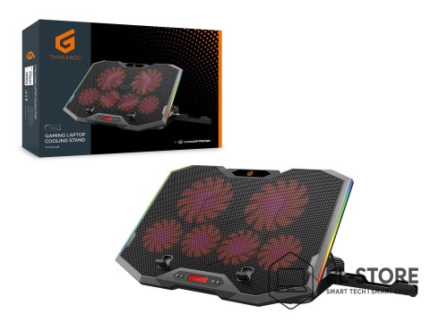 No name Conceptronic THYIA01B podkładka chłodząca do laptop 43,2 cm (17") Szary