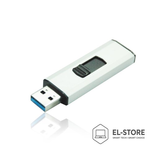 No name MediaRange MR919 pamięć USB 256 GB USB Typu-A 3.2 Gen 1 (3.1 Gen 1) Czarny, Srebrny