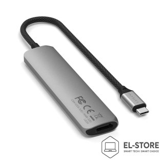 No name Satechi 6-w-1 - Stacja dokująca - USB-C 3.2 Gen 2 - HDMI