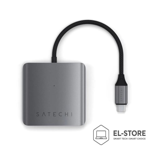 No name Satechi - Hub - z Power Delivery - 4 x USB-C 3.2 Gen 2 - Komputer stacjonarny