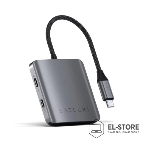 No name Satechi - Hub - z Power Delivery - 4 x USB-C 3.2 Gen 2 - Komputer stacjonarny