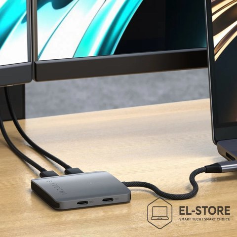 No name Satechi - Hub - z Power Delivery - 4 x USB-C 3.2 Gen 2 - Komputer stacjonarny