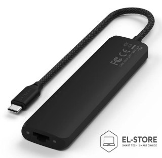 No name Satechi ST-P7SK huby i koncentratory USB Type-C 10000 Mbit/s Czarny