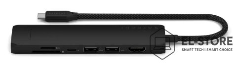 No name Satechi ST-P7SK huby i koncentratory USB Type-C 10000 Mbit/s Czarny