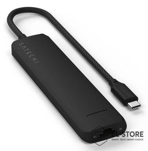 No name Satechi ST-P7SK huby i koncentratory USB Type-C 10000 Mbit/s Czarny
