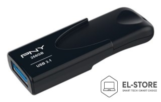 PNY Technologies PNY Attache 4 pamięć USB 256 GB USB Typu-A 3.2 Gen 1 (3.1 Gen 1) Czarny