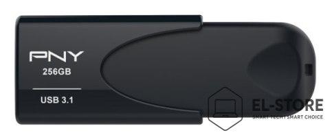 PNY Technologies PNY Attache 4 pamięć USB 256 GB USB Typu-A 3.2 Gen 1 (3.1 Gen 1) Czarny