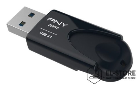 PNY Technologies PNY Attache 4 pamięć USB 256 GB USB Typu-A 3.2 Gen 1 (3.1 Gen 1) Czarny