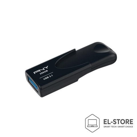 PNY Technologies PNY Attache 4 pamięć USB 256 GB USB Typu-A 3.2 Gen 1 (3.1 Gen 1) Czarny