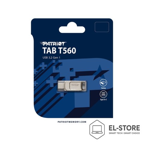 Patriot Memory Patriot FLASHDRIVE Tab T560 128GB Dual USB 120MB/s