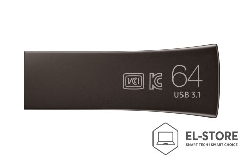 Samsung Samsung MUF-64BE pamięć USB 64 GB USB Typu-A 3.2 Gen 1 (3.1 Gen 1) Szary