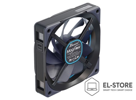 Seasonic Obudowa komputera z zestawem 3 wentylatorów 12 cm czarnych
