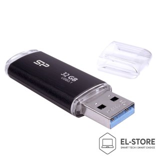 Silicon Power Pendrive Silicon Power Blaze B02 32GB USB 3.1 kolor czarny (SP032GBUF3B02V1K)