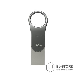 Silicon Power Silicon Power Mobile C80 pamięć USB 128 GB USB Type-A / USB Type-C 3.0 (3.1 Gen 1) Tytan