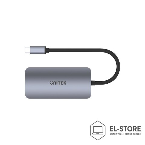 UNITEK UNITEK P5 Trio USB 3.2 Gen 1 (3.1 Gen 1) Type-C Szary