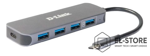 D-Link D-Link DUB-2340 huby i koncentratory USB Type-C 5000 Mbit/s Szary