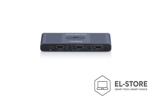 DIGITUS Digitus DS-12855 przełącznik KVM Szary