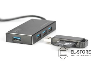 DIGITUS Digitus Koncentrator USB 3.0 Office, 4 porty