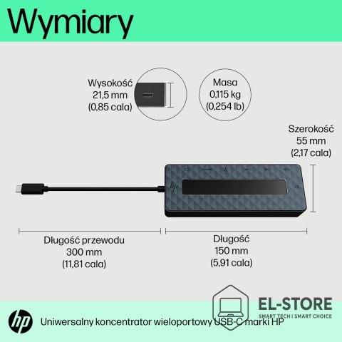 Hewlett-Packard HP 50H55AA USB 3.2 Gen 2 (3.1 Gen 2) Type-C Czarny