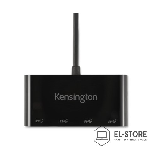 Kensington Kensington Koncentrator 4-portowy CH1200, USB-C, 10 Gb/s