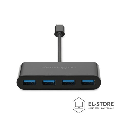 Kensington Kensington Koncentrator 4-portowy CH1200, USB-C, 10 Gb/s