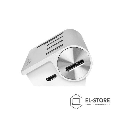 LogiLink LogiLink CR0045 huby i koncentratory USB 3.2 Gen 1 (3.1 Gen 1) Type-A 5000 Mbit/s Srebrny