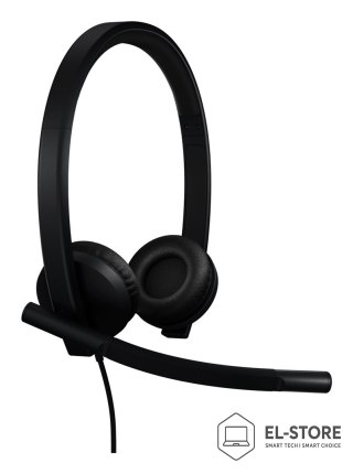 Logitech Logitech H570E Zestaw słuchawkowy Przewodowa Opaska na głowę Biuro/centrum telefoniczne USB Type-C Czarny