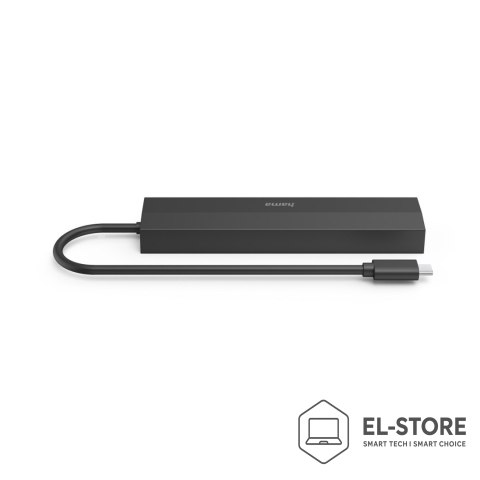 No name Hama 00200144 huby i koncentratory USB 3.2 Gen 1 (3.1 Gen 1) Type-C 5000 Mbit/s Czarny